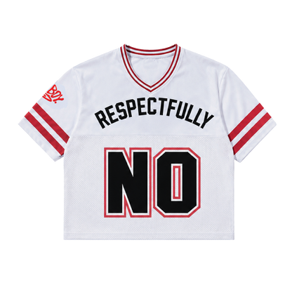 Respectfully No Cherub Short Sleeve Jersey in White