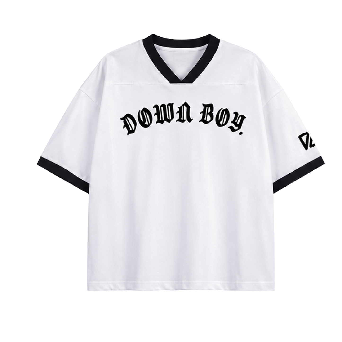 white Respectfully No Ringer Tee