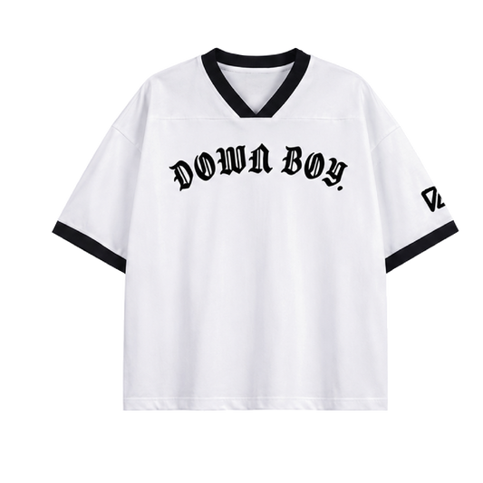 white Respectfully No Ringer Tee