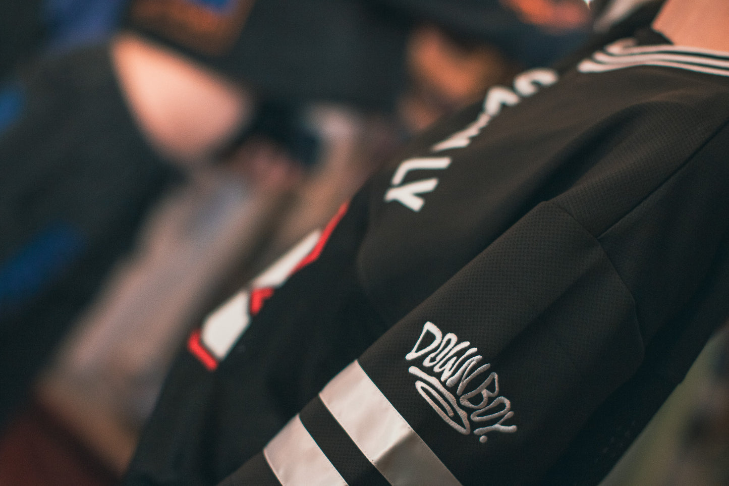 Respectfully No // Cherub Short Sleeve Jersey in Black
