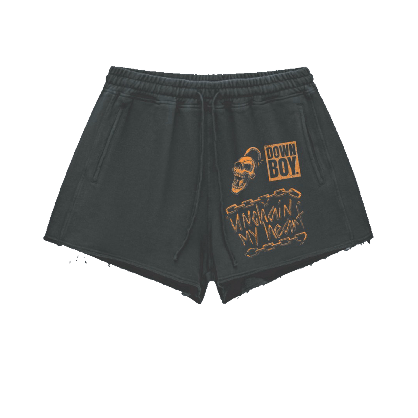 'Unchain My Heart' Distressed Shorts