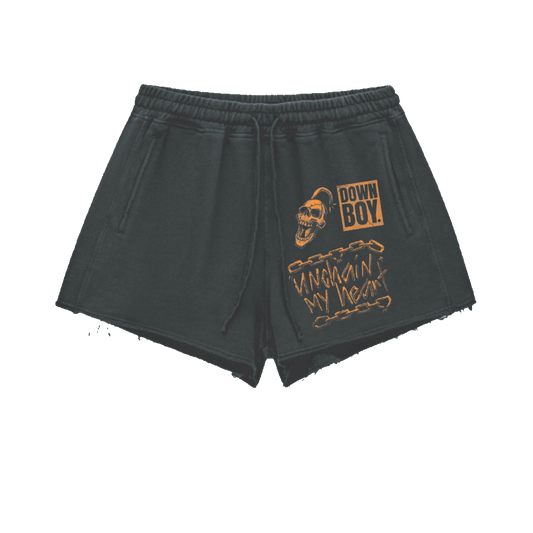 'Unchain My Heart' Distressed Shorts
