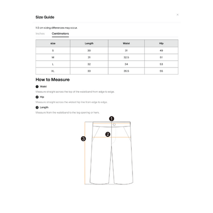 Size Guide